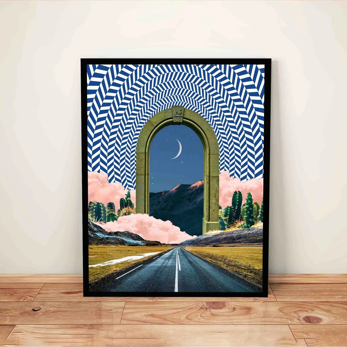 Collage Prints, Eclectic Home Decor, Hippie Gift, Psychedelic Poster, Trippy Wall Art, Weird Art, Surreal Art Print, Room Decor, Unframed