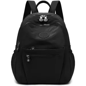 Backpack Purse for Women Ladies Nylon Bag Casual Daypack Travel Shopping Pack Excellent Quality Wear Resistant Sturdy with Reinforced Stitching and Smooth Zipper Closure