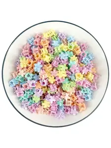 Girls Hair Clips Set, Barrettes Hair Clips, Cute Cartoon Flower Design, Durable Plastic Claw Clips, Multiple Vibrant Colors, Kids Accessories, Hair Accessory, All Seasons