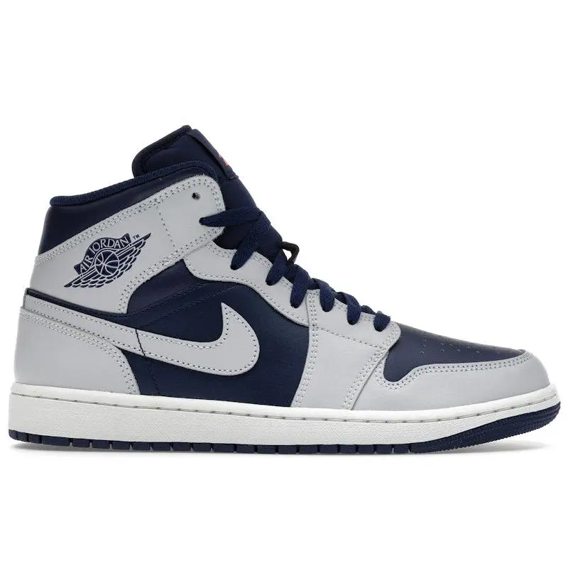 Jordan Men's 1 Mid Blue Void, from StockX