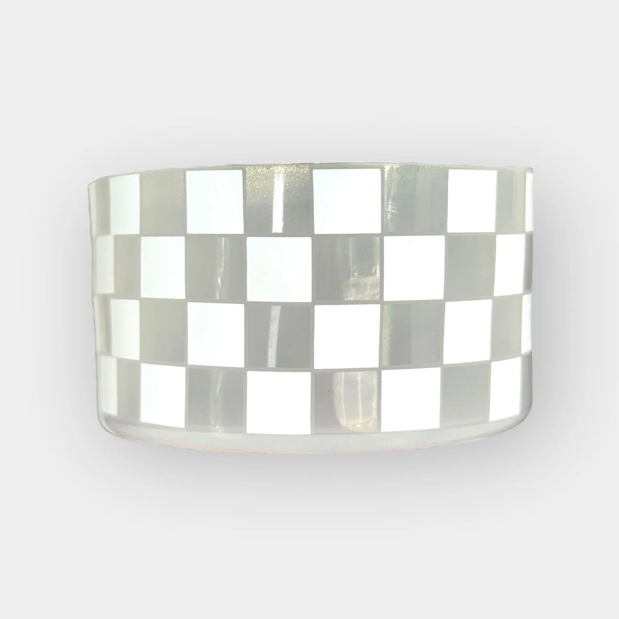 Clear and White Checkers | Silicone Boot