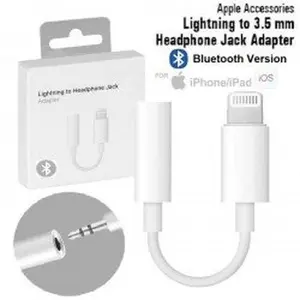 Kik_Bluetooth WIRED 8PIN Lighting to Earphone Headphone Jack Adapter Dongle for Apple iPhone (White)