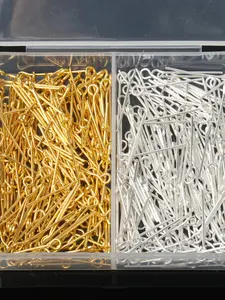 400/800/2000pcs Flat Head Pins Eye Pins For DIY Jewelry Making, Straight Head Eye Pins Jewelry Making Pin Metal End Headpins For Craft Earring Bracelet Necklace Pendant Supplies