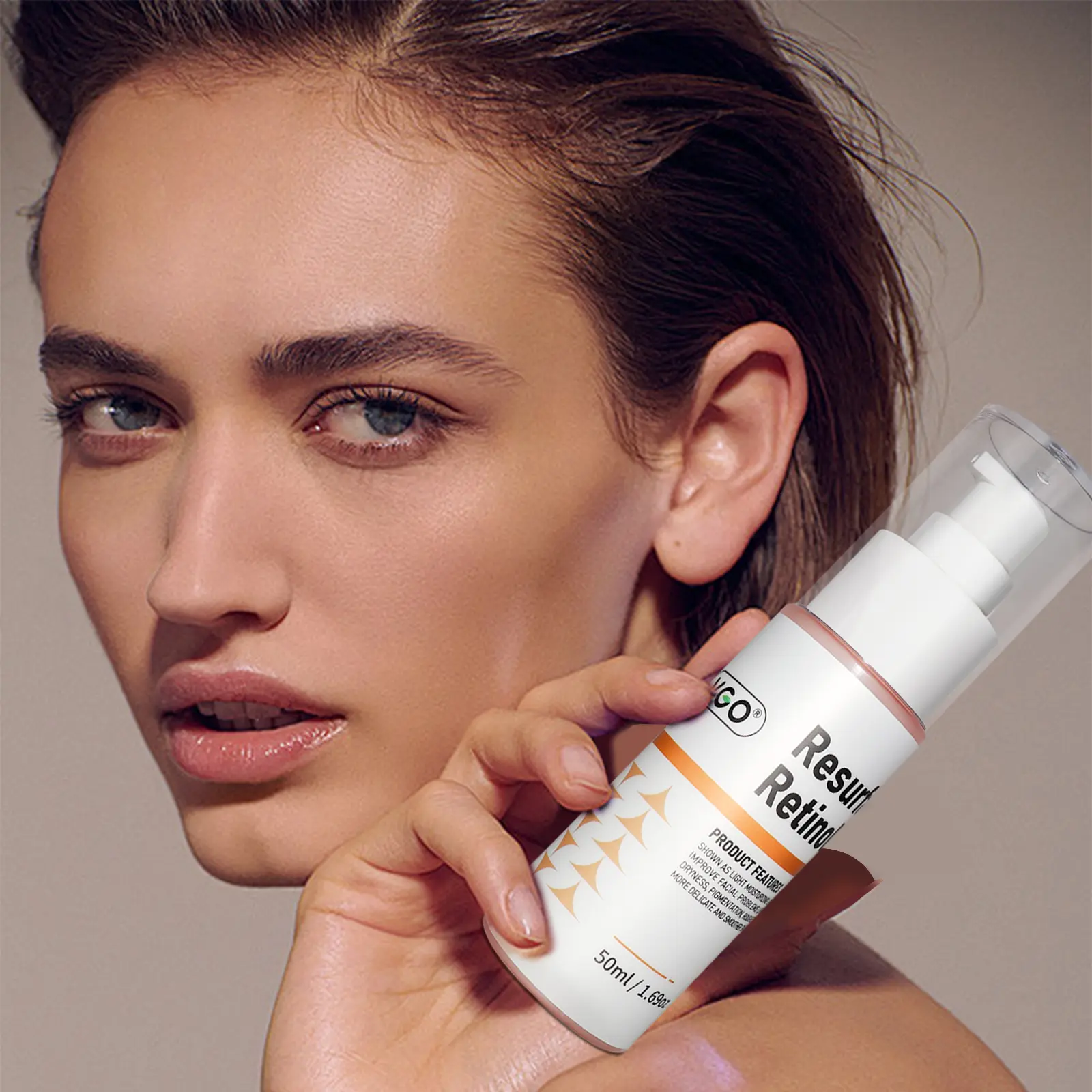 VGO Resurfacing Retinol Serum, Oil Control, Moisture Lock, Acne-Fighting Skincare with Hyaluronic Acid & Pore Minimizing Benefits, Moisturizer for Hydration, Skin Repair, Softness & Dewy Finish, Hydrate, Soft Skin, Dewy Skin