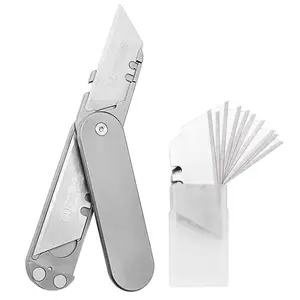 Titanium Alloy Folding Knife, Sk5 Steel Blade Tool Knife, Magnetic Craftsmen Knife, Edc Knives, Durable and Lightweight Design