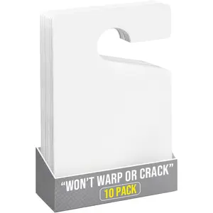 Large Thick Parking Pass Hangtags - Parking  Hang Tag -  Parking Tags for Parking Lot -  Parking  - Permanent or Temporary  Tags for Rear View Mirror 3x5 (10)