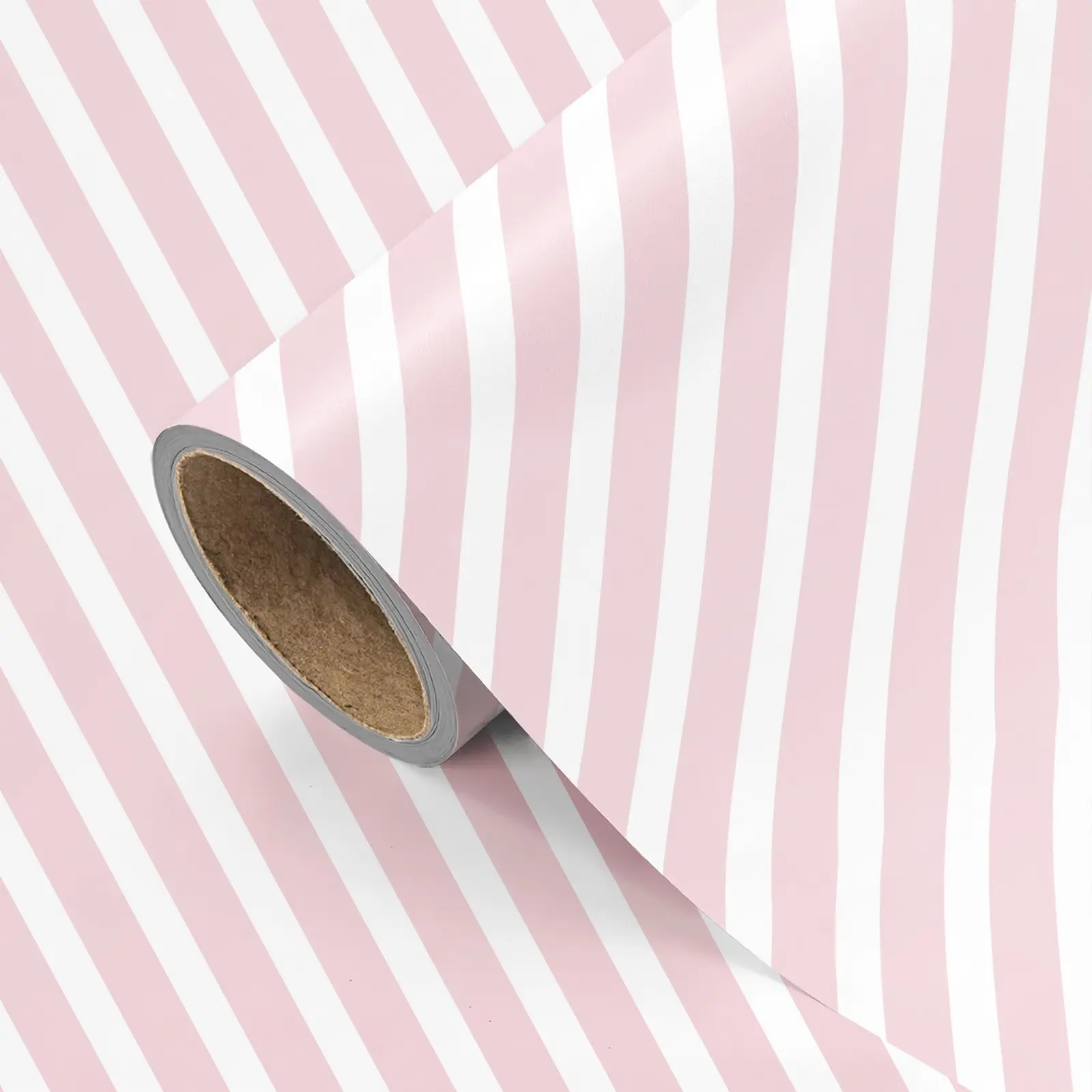 Striped Gift Wrapping Paper Roll, Simple Diagonal Pattern, Birthday Gift Wrap, Bride Shower, DIY Craft Decoration, 43.2cm X 300cm