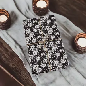 Cartoon Cat Collage Wrapping Paper - Funny Cat Themed Gift Wrap Paper