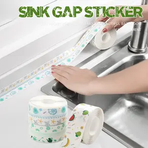 3 Counts Caulk Tape, Decorative Strip with Random Patterns – For Tiles & Toilets