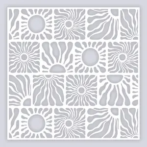 Sun Block Full Clay Stencil