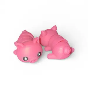 3D Printed Articulated Lil Piggy