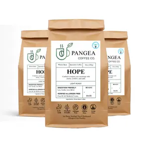 Hope Low-Acid Light Roast 3-Pack - Daily Gentle Coffee, Smooth Flavor, Allergen-Free, Whole Bean Specialty Coffee
