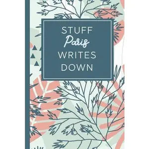 USED-Stuff Paris Writes Down: Personalized Journal / Notebook (6 x 9 inch) STUNNING Tropical Teal and Blush Pink Pattern by Fringe, Loveable (Paperback)