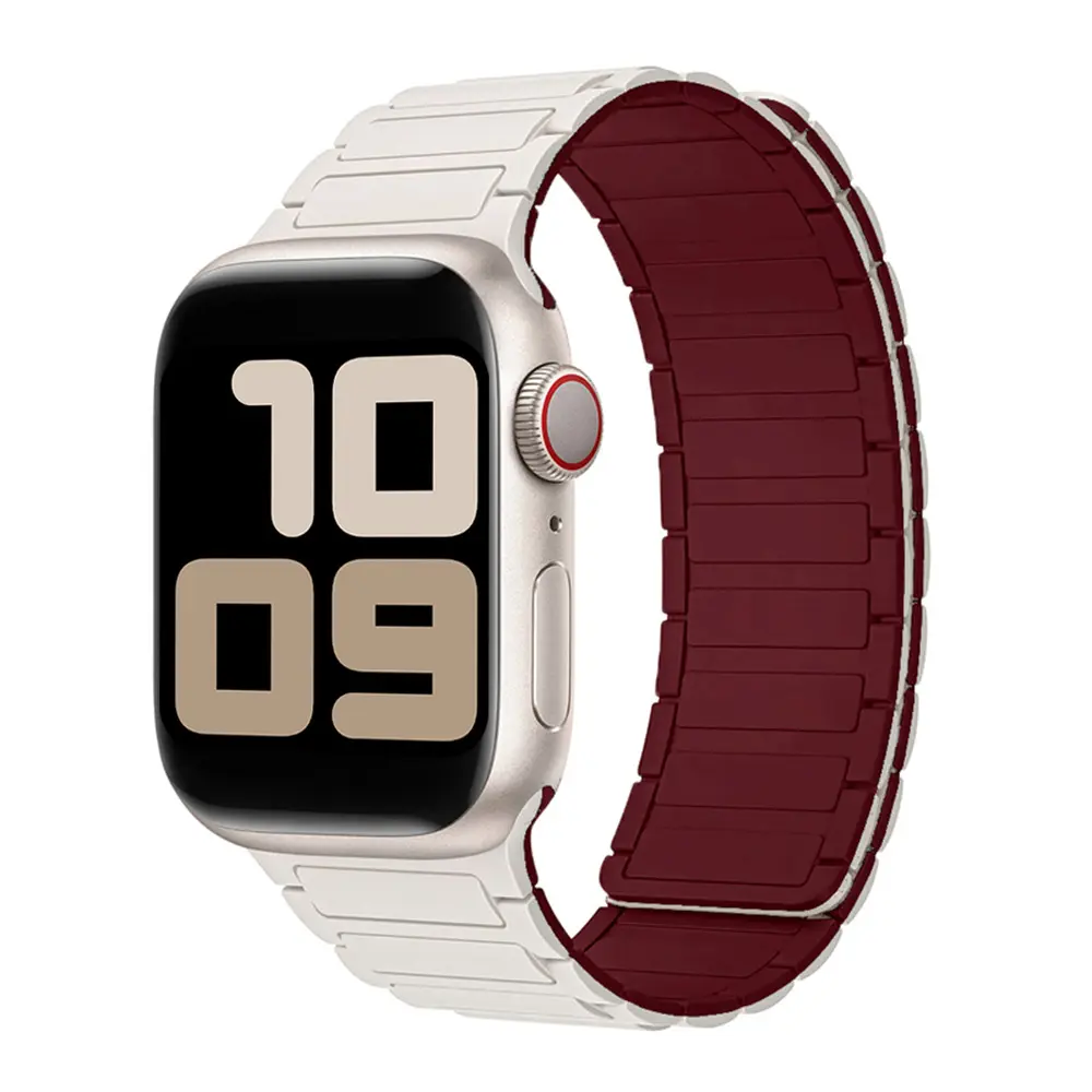Strap For Apple Watch ultra 2 Band 49mm 45mm 44mm 40mm 42mm 46mm 41mm 38mm Magnetic Silicone Bracelet IWatch Series 10 SE 9 8 7 Strap For Apple Watch ultra 2 Band 49mm 45mm 44mm 40mm 42mm 46mm 41mm 38mm Magnetic Silicone Bracelet IWatch Series 10 SE 9 8 7