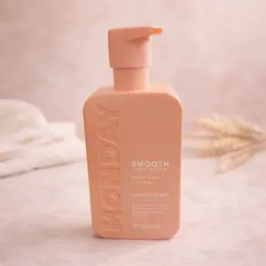 MONDAY Haircare Smooth Conditioner for Frizzy Curly Wavy Hair - Gentle Detangling Formula with Wheat Protein for Soft & Manageable Hair