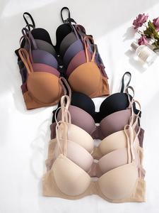 women's solid & leopard print underwire bra, comfortable minimalist lingerie for women, adjustable strap hook & eye buckle back bra, soft comfortable breathable medium stretch fit lingerie wear for all seasons, push up bra, bra sets, womenswear, bra pack