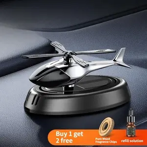 Car air freshener Solar Helicopter Styling Decorative Aromatherapy Car interior accessories Propeller rotary perfume diffuser Car Fragrance