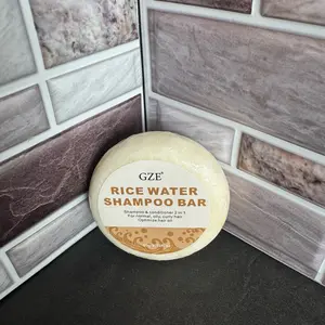 GZE Rice Water Shampoo Bar - Body Care, Comfort, Hydrating Formula for Haircare Cleansing Skin Care Skin Repair Cleanser