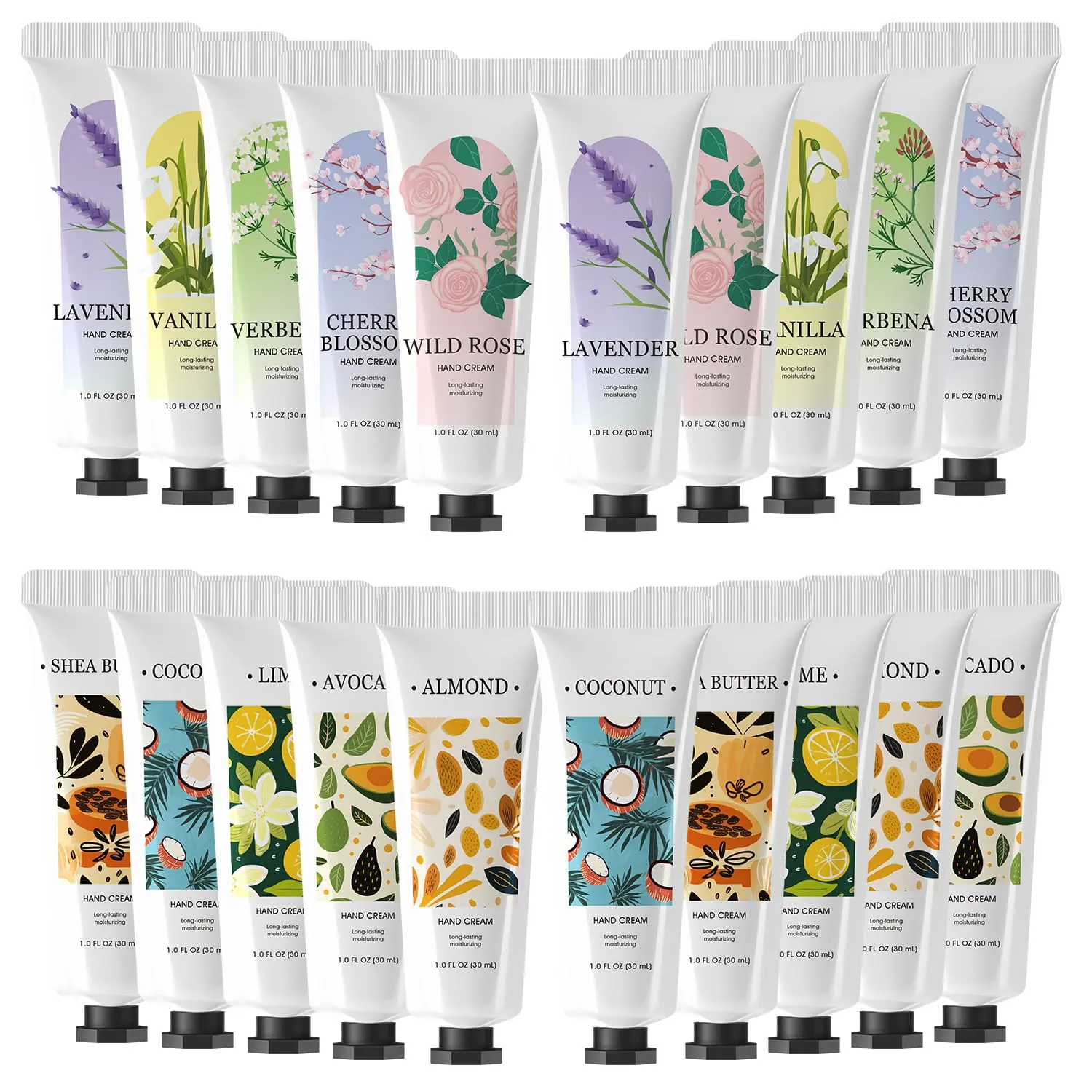 20 Pack Hand Lotion, Mini Hand Cream, Travel Size Lotion for Women, Bridesmaid Gifts and Bachelorette Party Favors, Thanksgiving Christmas Stocking Fillers