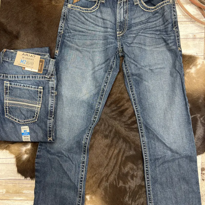 M2 Cassidy Relaxed Boot Cut Men's Jean by Ariat