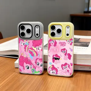 My Little Pony anime Phone Case Anti-Yellowing Clear Jelly iPhone Case 17-12 Slim Soft TPU Shockproof Scratch-Resistant Cover Trendy Colors Ultra Lightweight for Daily/Travel/Work Use