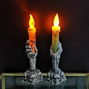 Halloween Candle Led Skeleton hand