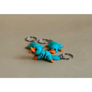 Plodding Platypus - Articulated Flexi moving keychain