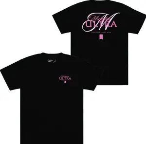 Michelob Ultra Pink Color T- Shirt  - 2 Side - Mix And Match - From Classic To Bright - Unisex Fashion Choices - Fit For All