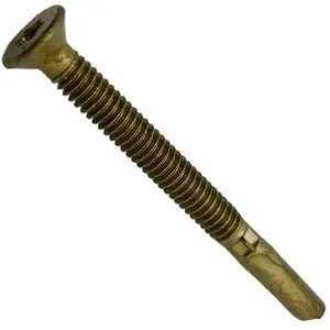 #14x2-3/4 Reamer Tek Torx//  Self Drilling  to Metal Screw - (100 Pca), Tek Screws for Flatbeds, , or Fastening  to Steel - T-30 Torx Screw Heads