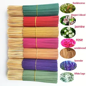 Natural Wooden Handmade Incense Sticks, 22 Cm Long, Clean and Dust-Free, Various Scents Including Sage and Sandalwood