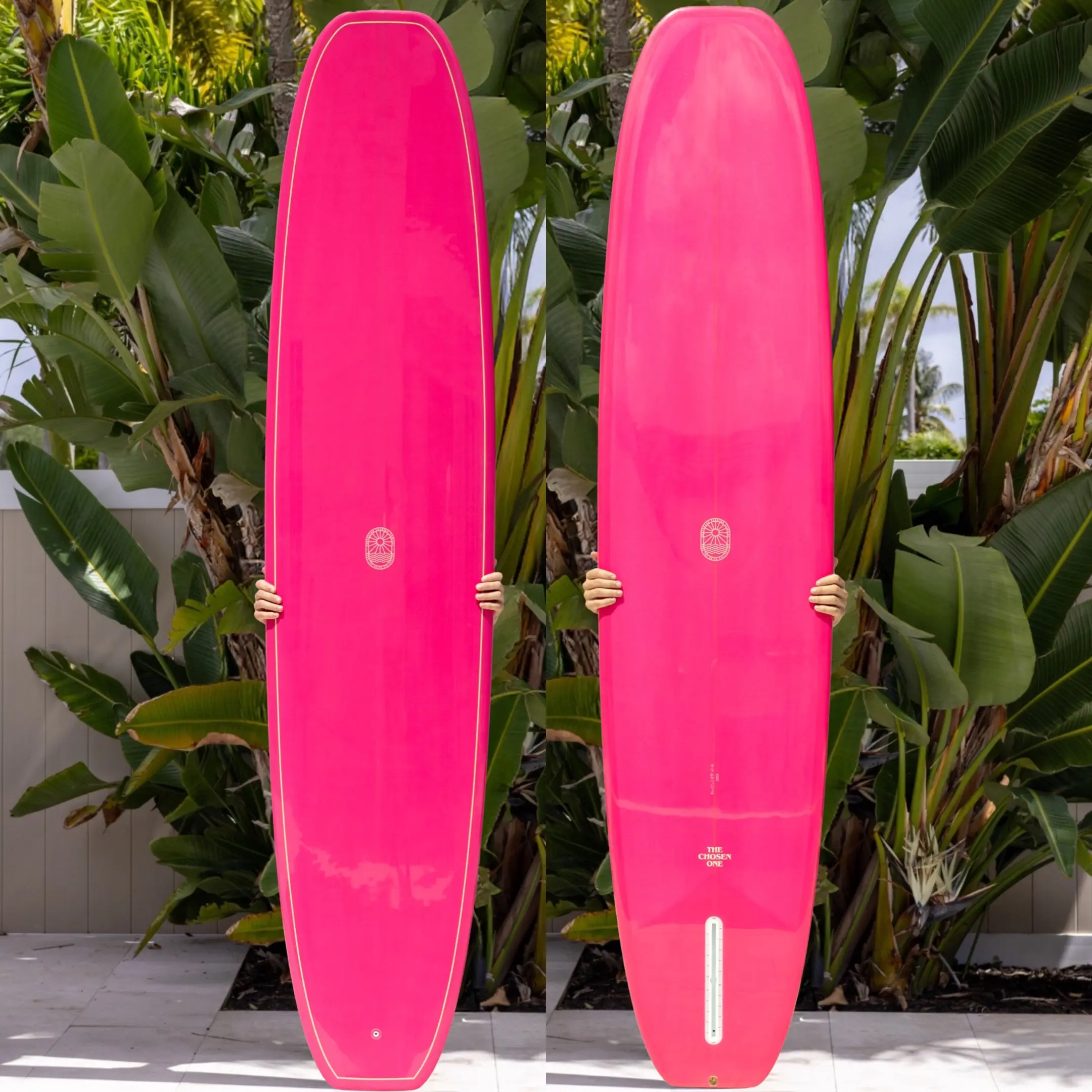 The Chosen One Performance Noserider Longboard - Hot Pink