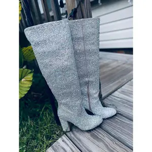 Clear Rhinestones STUNNING Boots