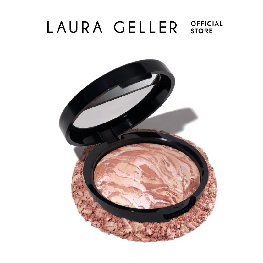 Laura Geller Baked Bronze-n-Brighten Multipurpose Bronzer Glow Seeker Highlighter Makeup - Silky Powder for Natural Bronze Radiance Laura Geller Baked Bronze-n-Brighten Multipurpose Bronzer Glow Seeker Highlighter Makeup - Silky Powder for Natural Bronze Radiance