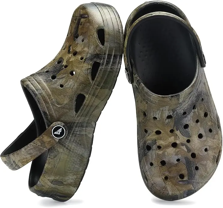 Kids' Lightweight Slip-On Slippers - Garden Clogs with Round Toe, Low Heel, Anti-Slips Sole, Soft EVA Upper, Wider Toe Box for Boys & Girls (Ages 6+ Yrs, Little/Big Kids)
