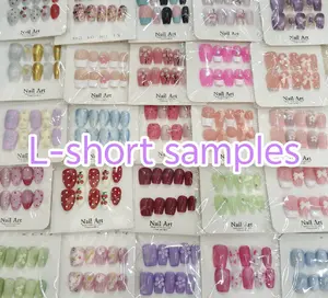 Mona(13057)gc.$20.99-20sets cute press on nails，random style