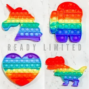Pop Fidget Sensory and Stress Reliever Rainbow Pop Fidget Sensory and Stress Reliever Rainbow