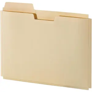 Pendaflex Manila Expanding File Folder Pocket - 0.75" Expansion - Letter Size File Folders with Reinforced Blank Customizable 1/3 Cut Tabs - Manila File Folders for Home, Office & School - 10 Count