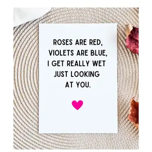 Raunchy Valentines Card for Husband - Funny Valentine's Card for Boyfriend