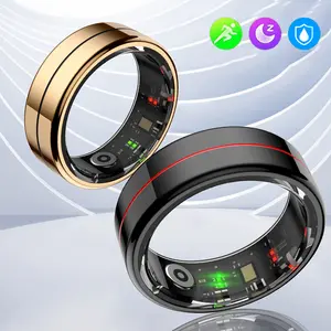 Level up your routine with this gesture control smart ring—track steps & workouts in real time; ultra-light design for all-day comfort; 5ATM waterproof for swimming; magnetic charging case; trending fitness tracker ring for men & women.