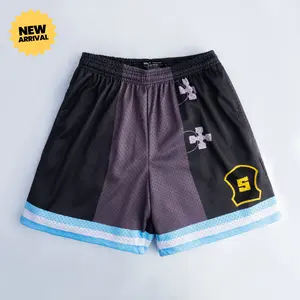 SomeSlight Field Uniform Mesh Shorts – Anime Style | Premium Streetwear Fit Menswear Polyester