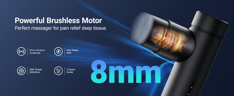 MERACH Pocket Massager On-the-Go Massager Relief Deep Tissue Muscle Device Comfort Body Care Ideal for Thoughtful Gifts Comfort