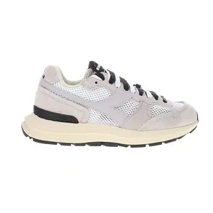 diadora Mens Kmaro 42 Suede Mesh Lace Up Sneakers Shoes Casual - Grey, White