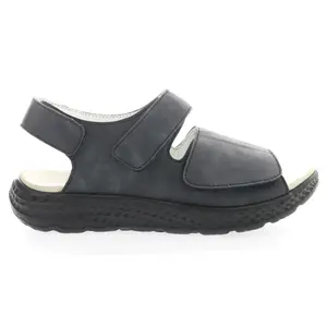 Propet Womens Travelactiv Scottsdale Sling Back Footbed Casual Sandals Casual Low Heel 1-2" - Black