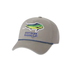 Ensenada Rope Hat - Mahi Mahi Patch