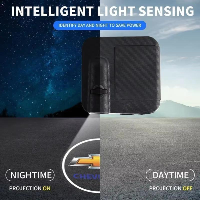 2Pcs LED Car Door Welcome Light Suit fot Honda HD Projector Lamp Accessories for Civic Fit Accord City Vezel CR-V Odyssey HR-V with Sensor Technology