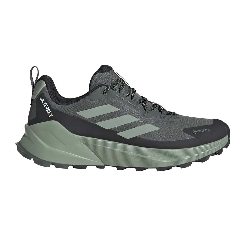 adidas Mens Terrex Trailmaker 2 Gore-Tex Hiking Hiking Sneakers Shoes - Black, Green