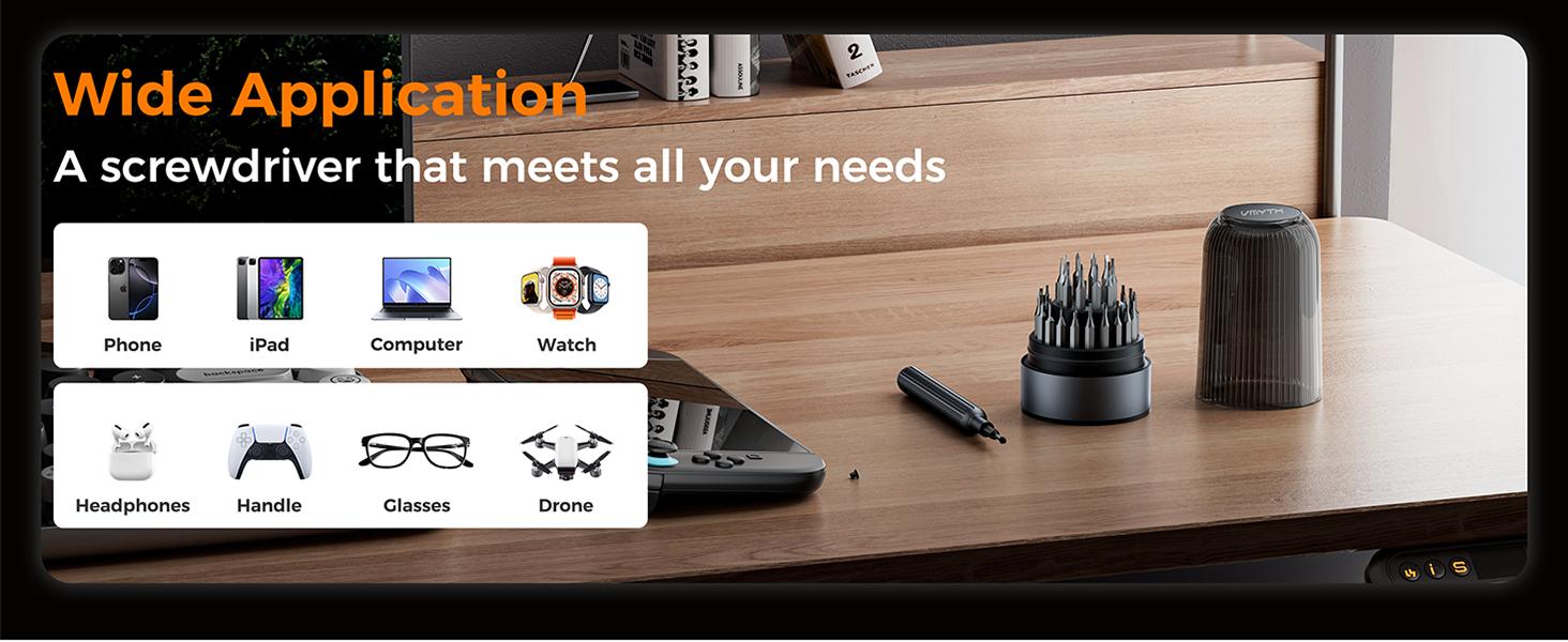VMYTH 31 in 1 Mini Precision Screwdriver Set MS2 , Magnetic Small Tool Kit for Phone,Laptop,PS5, Switch,Glasses,Watch,screwdriver set SetHome Repair Tool Box