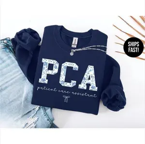 Patient Care Assistant Sweatshirt – PCA Crewneck, Healthcare Worker Hoodie, Unisex Medical Gift T-shirt, Sweatshirt and Hoodie