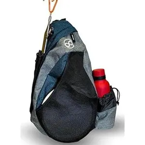 Tournament Disc Golf Bag Carries 6-12 Disc Golf Discs, Includes Extra Pockets for Retriever and Mini