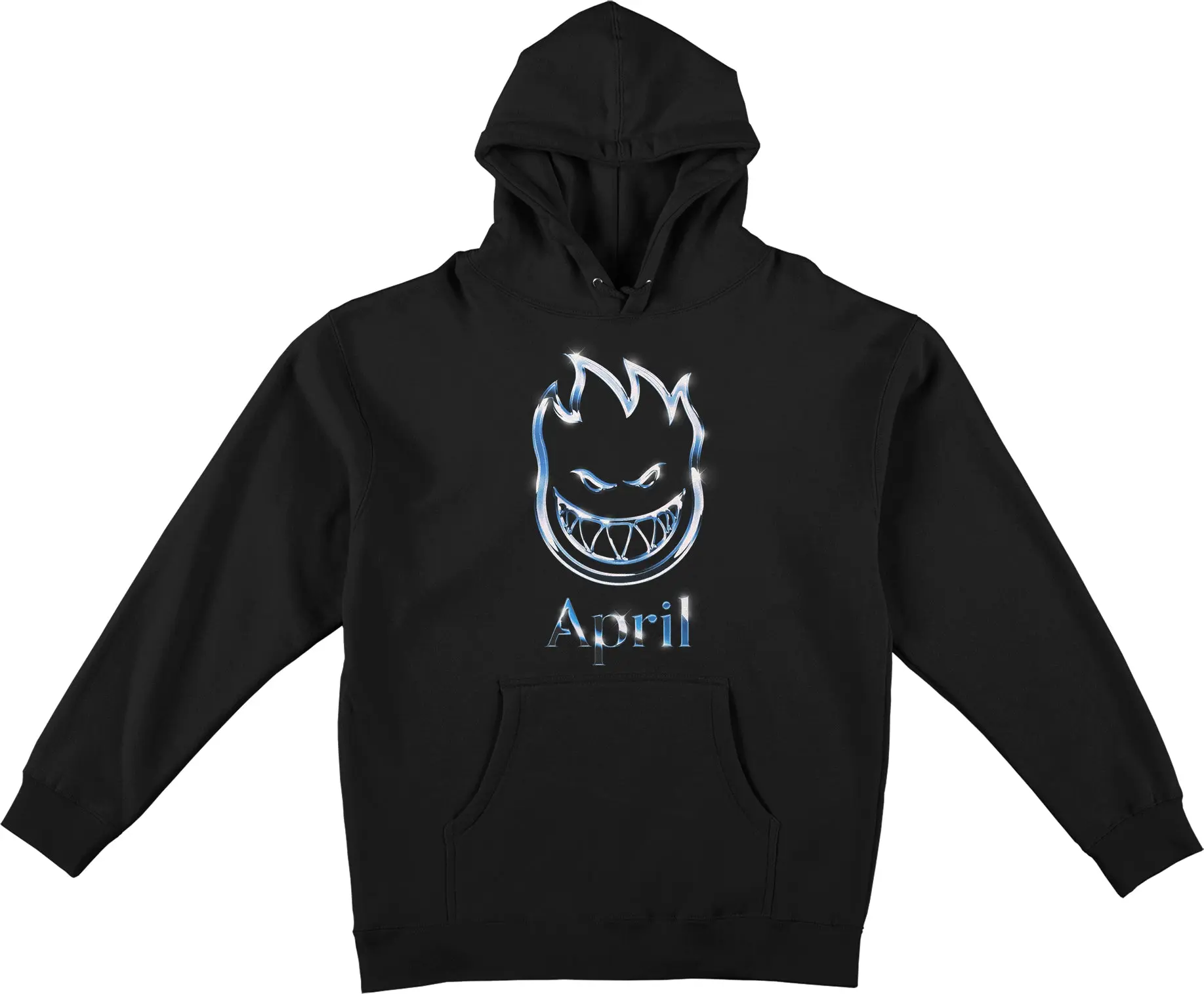 Spitfire Wheels Hoody April Chrome Bighead Pullover Black